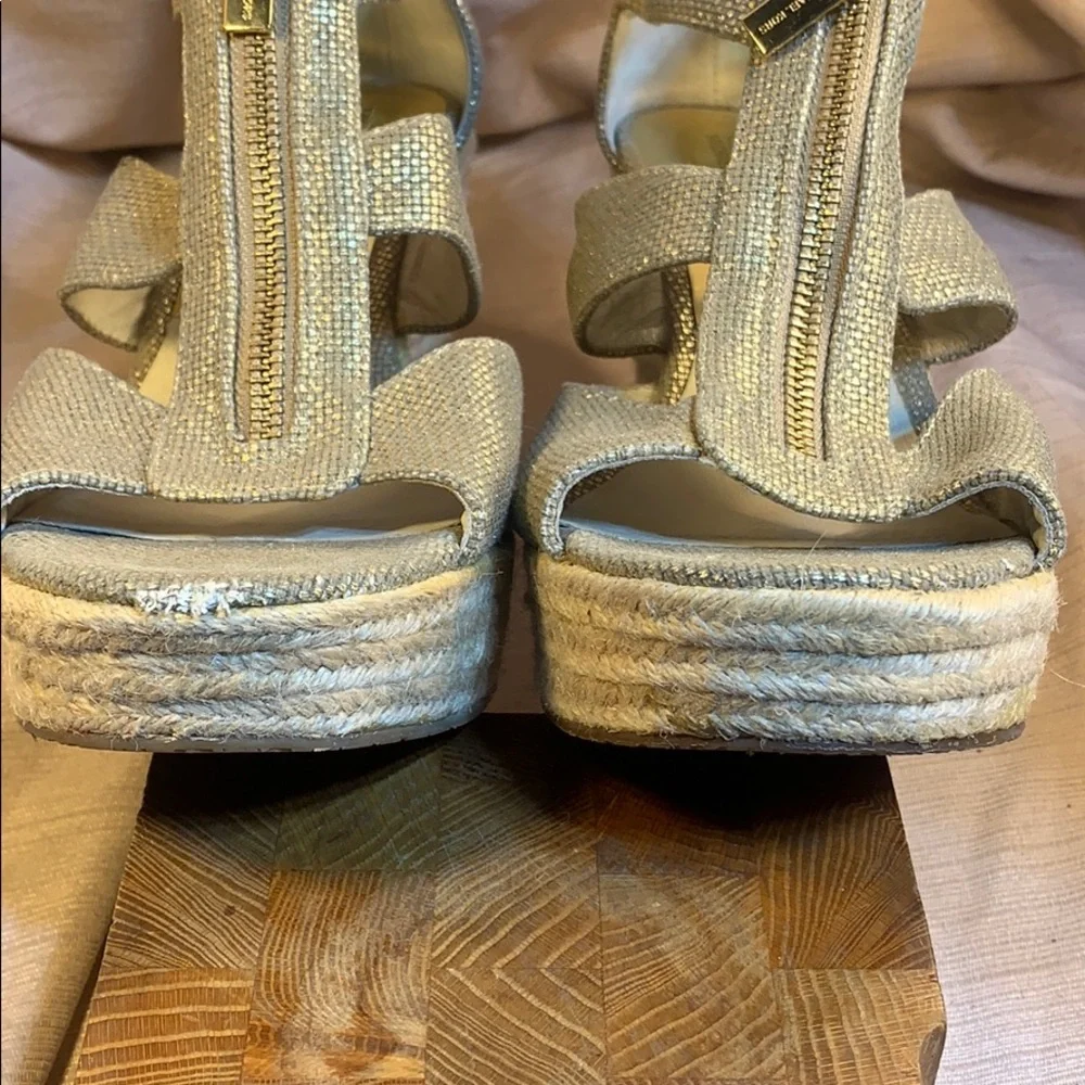 Michael Kors almost NEW worn once, EUC espadrilles
